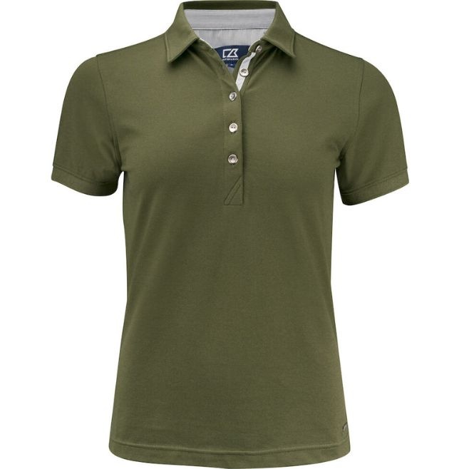 Logo trade promotional items picture of: Advantage Premium Polo Ladies, ivy green