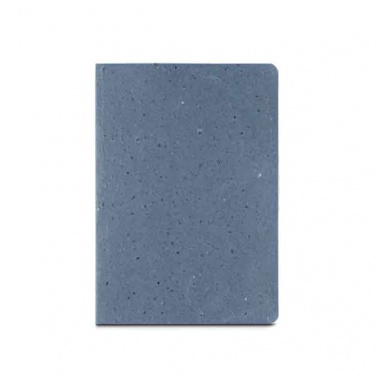 Logo trade promotional merchandise photo of: Coffepad A5 notebook, blue