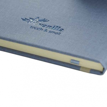 Logotrade business gift image of: Vanilla-scented A5 notebook, blue