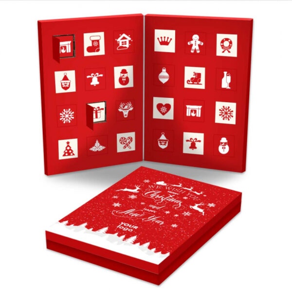 Logotrade promotional product image of: Christmas Advent Calendar "Book" with chocolate