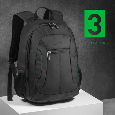 Logo trade corporate gifts picture of: Backpack City 15", black/green