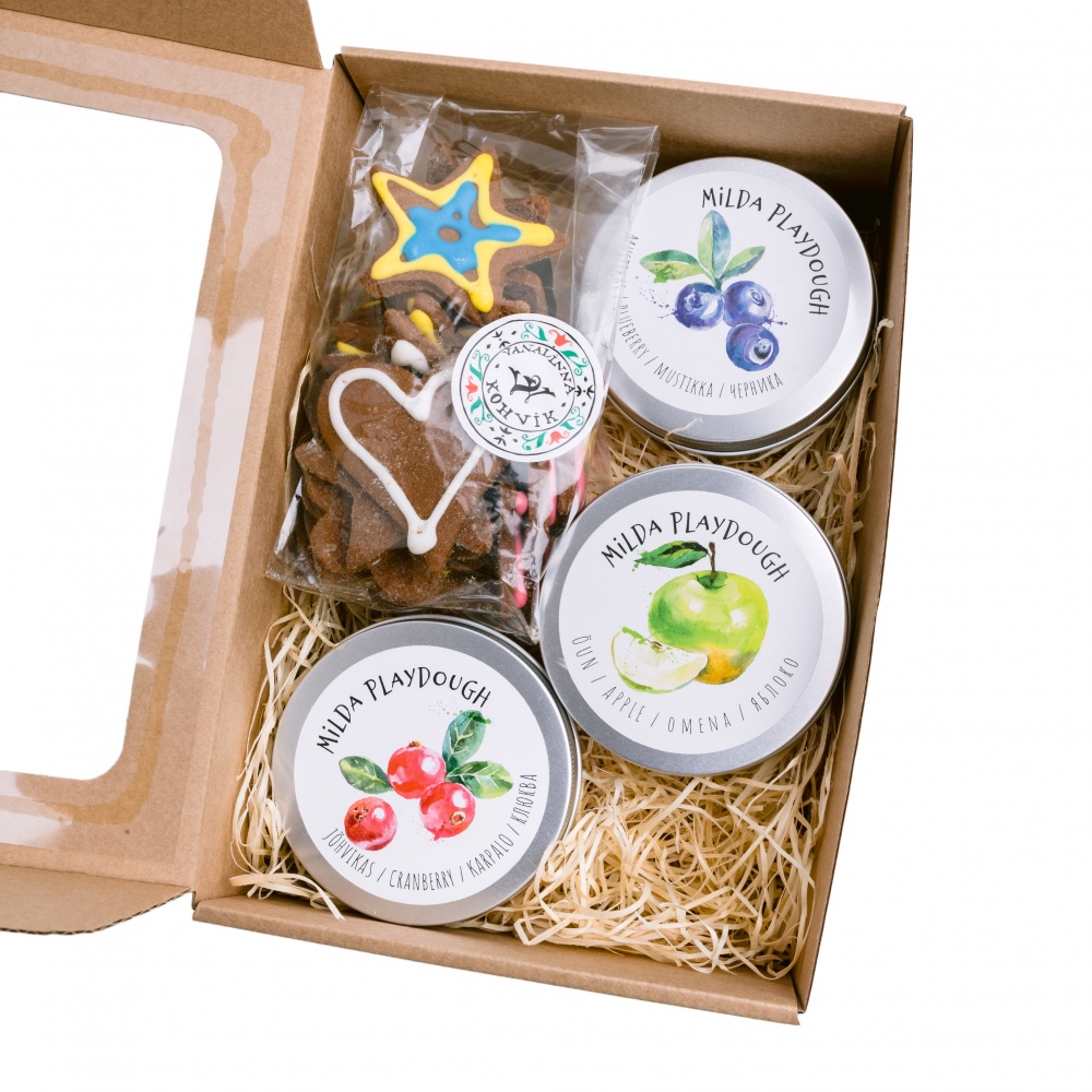 Logo trade promotional gift photo of: Gift set "Milda Fun"