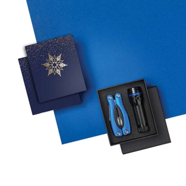 Logo trade promotional items picture of: Gift set Colorado II - torch & large multitool