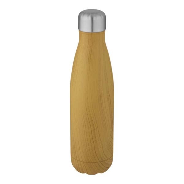 Logo trade promotional giveaways picture of: Cove vacuum insulated stainless steel bottle, 500 ml, lightbrown