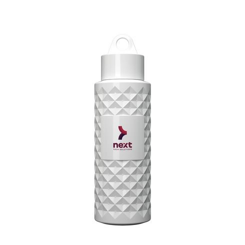 Logotrade promotional gift picture of: Nairobi Bottle 1L, white