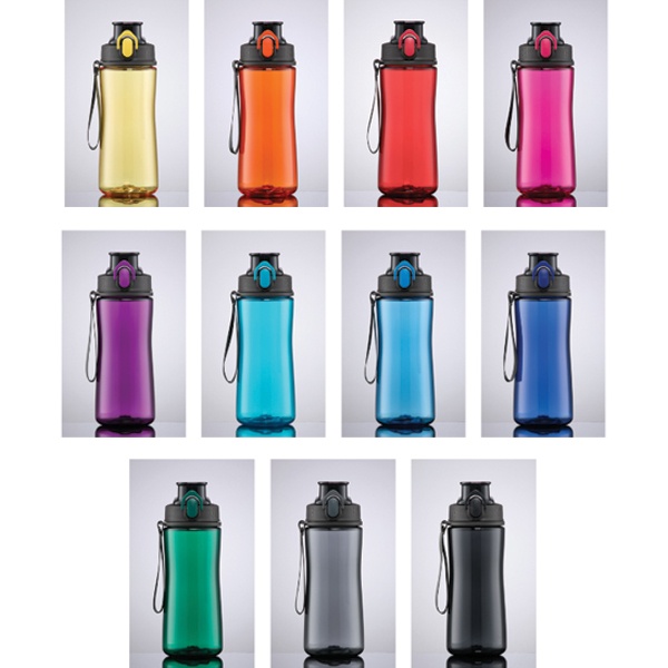 Logo trade promotional gifts picture of: Neon water bottle TRITAN™, 580ml