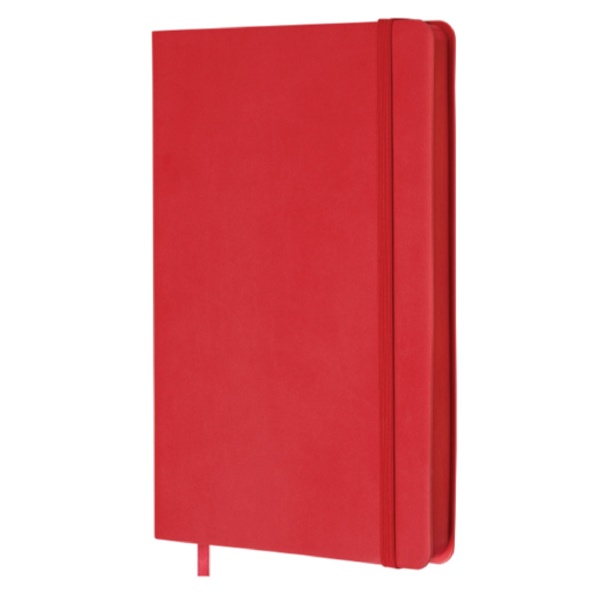 Logotrade promotional giveaway image of: Grid notebook Shady GRS A5, red