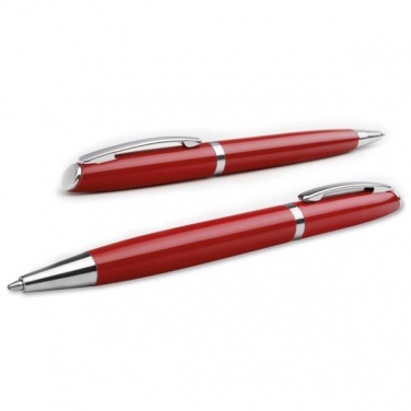 Logo trade promotional item photo of: Ball pen Lando, red