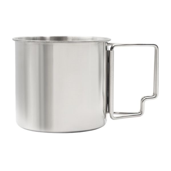 Logotrade advertising product image of: Steel mug, 350 ml, silver