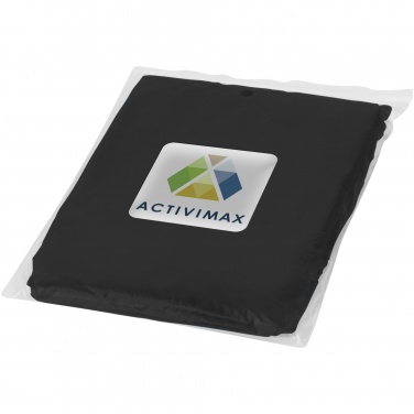 Logo trade promotional products image of: Ziva disposable rain poncho with storage pouch