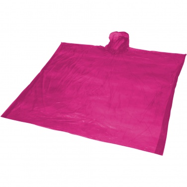 Logotrade promotional product image of: Ziva disposable rain poncho with storage pouch