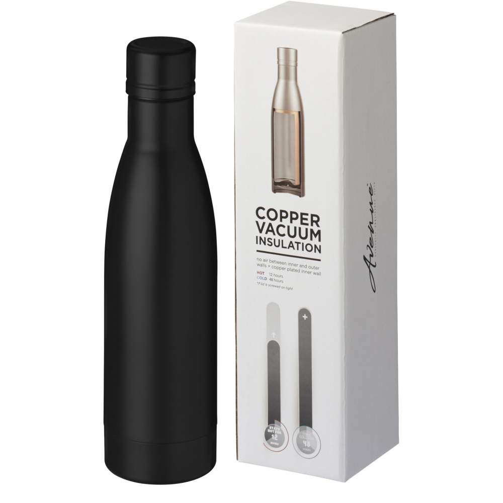 Logo trade corporate gifts image of: Vasa 500 ml copper vacuum insulated bottle