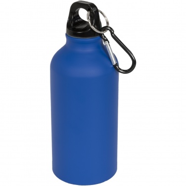 Logotrade promotional merchandise photo of: Oregon 400 ml matte water bottle with carabiner