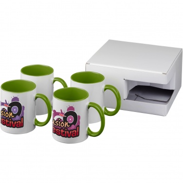 Logotrade promotional gift image of: Ceramic sublimation mug 4-pieces gift set