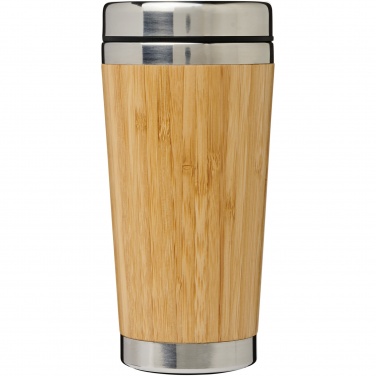 Logo trade promotional gifts picture of: Bambus 450 ml tumbler with bamboo outer