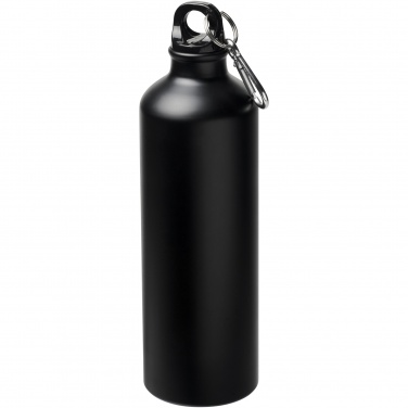 Logo trade promotional gifts image of: Oregon 770 ml matte water bottle with carabiner