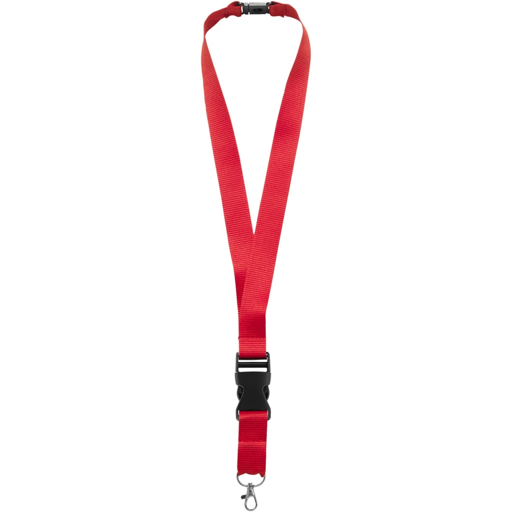 Logotrade promotional merchandise picture of: Yogi lanyard detachable buckle break-away closure