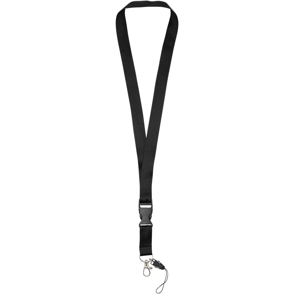 Logotrade promotional merchandise image of: Sagan phone holder lanyard with detachable buckle