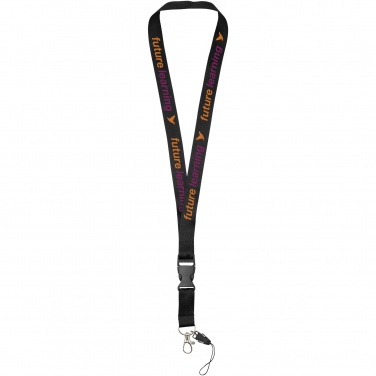 Logo trade promotional products image of: Sagan phone holder lanyard with detachable buckle