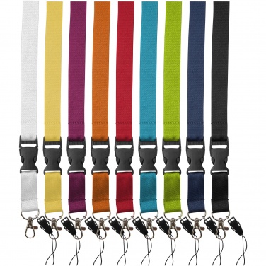 Logo trade promotional gifts image of: Sagan phone holder lanyard with detachable buckle