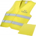 RFX™ Watch-out XL safety vest in pouch for professional use, Neon yellow