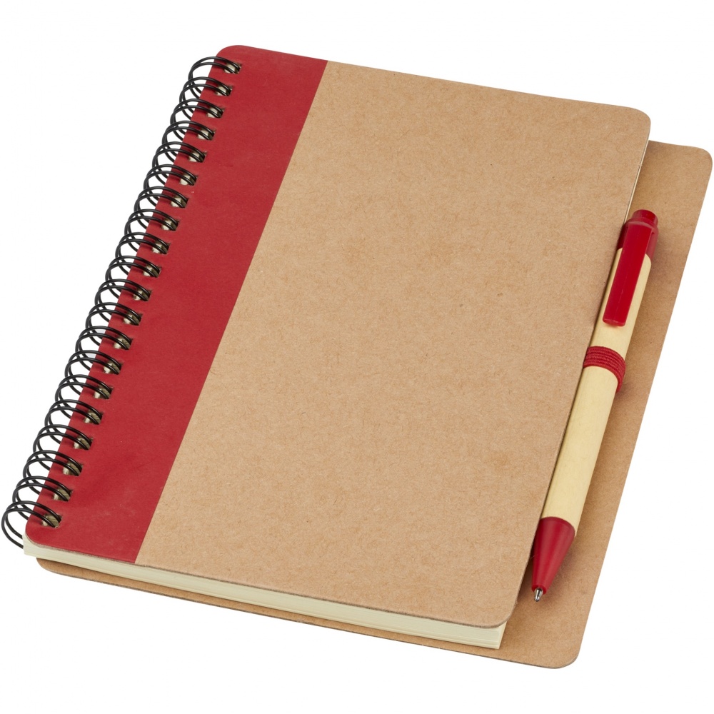 Logotrade promotional merchandise image of: Priestly recycled notebook with pen