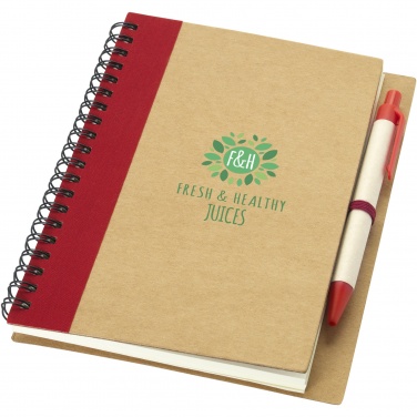 Logotrade advertising product picture of: Priestly recycled notebook with pen