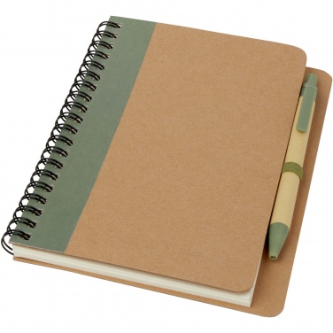 Logo trade promotional items picture of: Priestly recycled notebook with pen