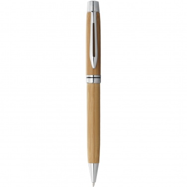 Logo trade corporate gifts image of: Jakarta bamboo ballpoint pen