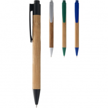 Logo trade promotional merchandise photo of: Borneo bamboo ballpoint pen