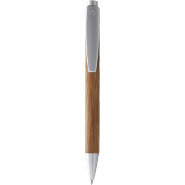 Logo trade promotional merchandise image of: Borneo bamboo ballpoint pen