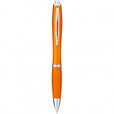 Logotrade promotional giveaway picture of: Nash ballpoint pen with coloured barrel and grip