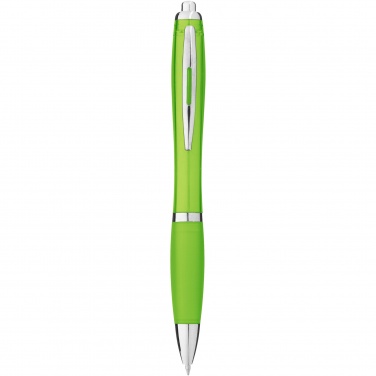 Logotrade promotional merchandise picture of: Nash ballpoint pen with coloured barrel and grip