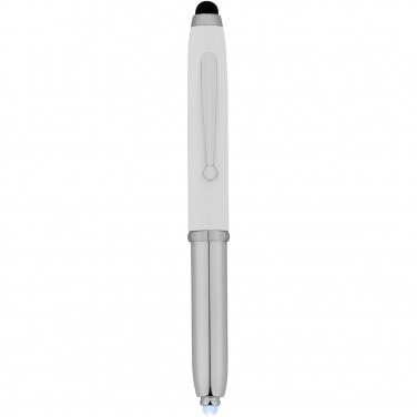 Logo trade advertising product photo of: Xenon stylus ballpoint pen with LED light