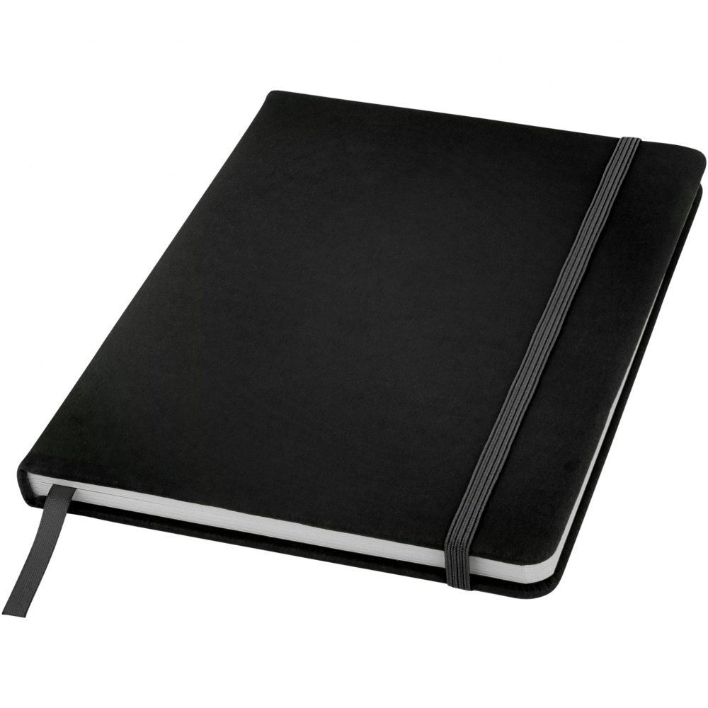 Logo trade promotional giveaways image of: Spectrum A5 hard cover notebook