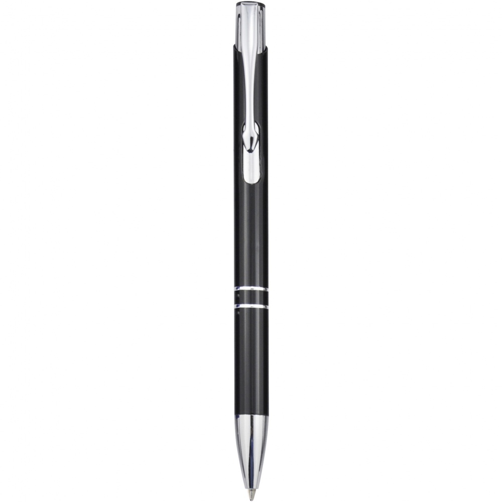 Logo trade promotional products picture of: Moneta aluminium click ballpoint pen