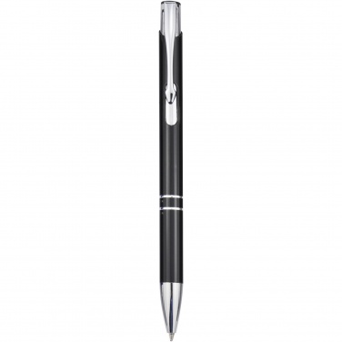 Logotrade advertising products photo of: Moneta aluminium click ballpoint pen (blue ink)
