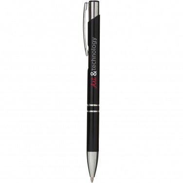 Logo trade promotional gift photo of: Moneta aluminium click ballpoint pen