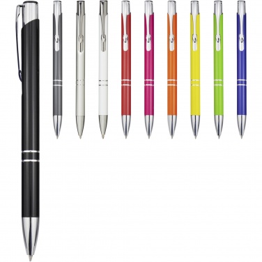 Logotrade promotional merchandise image of: Moneta aluminium click ballpoint pen