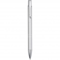 Moneta aluminium click ballpoint pen, Silver