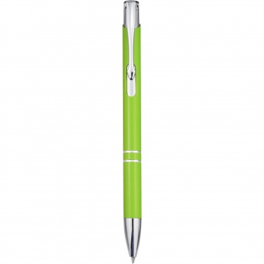 Logo trade corporate gift photo of: Moneta aluminium click ballpoint pen