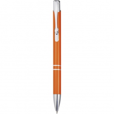 Logo trade promotional giveaways picture of: Moneta aluminium click ballpoint pen