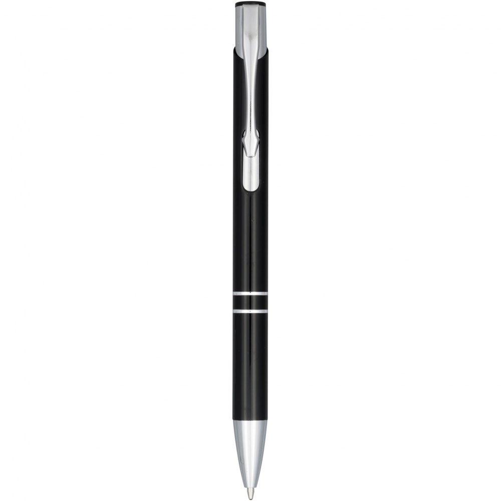 Logo trade business gift photo of: Moneta anodized aluminium click ballpoint pen