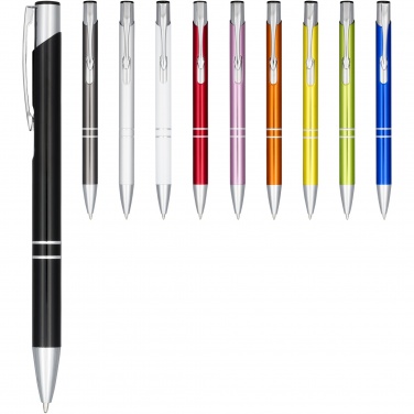 Logotrade business gifts photo of: Moneta anodized aluminium click ballpoint pen