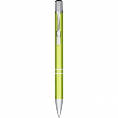 Logotrade promotional gift image of: Moneta anodized aluminium click ballpoint pen