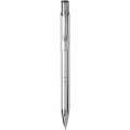 Moneta anodized aluminium click ballpoint pen, Chrome