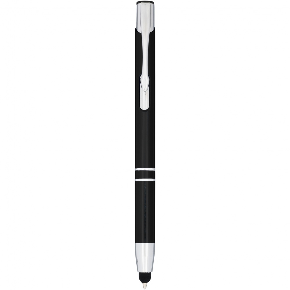 Logotrade business gift image of: Moneta anodized aluminium click stylus ballpoint pen