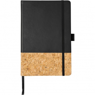 Logo trade promotional merchandise image of: Evora A5 cork thermo PU notebook