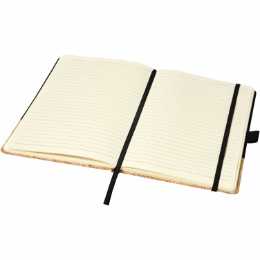 Logo trade promotional giveaways image of: Evora A5 cork thermo PU notebook