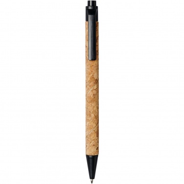 Logo trade promotional products picture of: Midar cork and wheat straw ballpoint pen